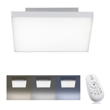 Leuchten Direkt 15550-16 - LED Plafonieră dimmabilă CANVAS LED/17W/230V + telecomandă