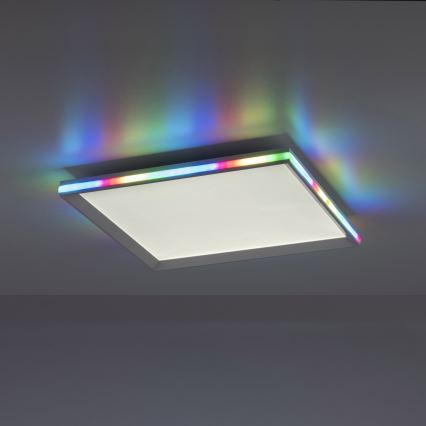 Leuchten Direkt 15556-16 - Plafonieră LED RGB reglabilă GALACTICA LED/32W/230V cu telecomandă