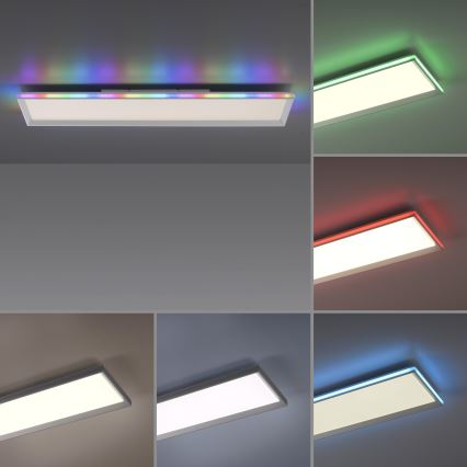 Leuchten Direkt 15557-16 - Plafonieră LED RGB reglabilă GALACTICA LED/40W/230V cu telecomandă
