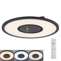 Leuchten Direkt 15572-18 - Plafonieră LED RGBW reglabilă ASTRO LED/17,5W/230V 2700-5000K + telecomandă