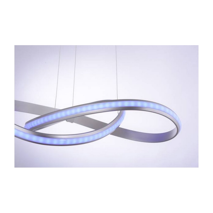 Leuchten Direkt 18432-55 - Candelabru LED RGB reglabil pe cablu MELINDA LED/28W/230V + telecomandă