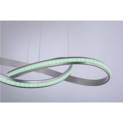 Leuchten Direkt 18432-55 - Candelabru LED RGB reglabil pe cablu MELINDA LED/28W/230V + telecomandă