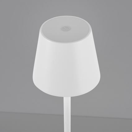 Leuchten Direkt 19250-16 - Lampă de masă LED încărcabilă, reglabilă pentru exterior EURIA LED/3W/5V 2600 mAh IP54 albă