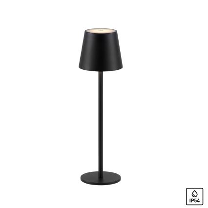 Leuchten Direkt 19250-18 - Lampă de masă LED reîncărcabilă, reglabilă pentru exterior EURIA LED/3W/5V 2600 mAh IP54 negru