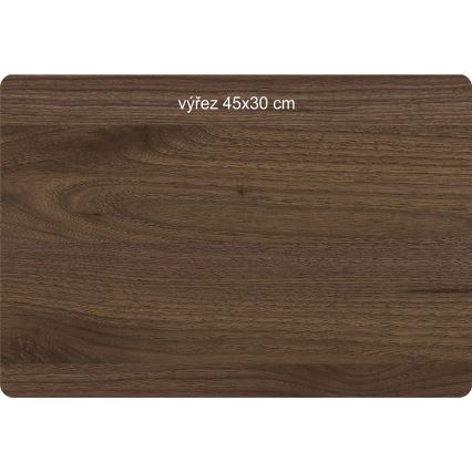 Li-Go 23607/O - Lampă de masă decorativă LED dimabilă, LED/12W/230V 20x22 cm nuc/Yin Yang