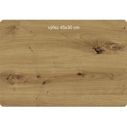 Li-Go 23628/DUB3 - Ceas de perete LED/1xAA Ø 32 cm stejar deschis/rotund