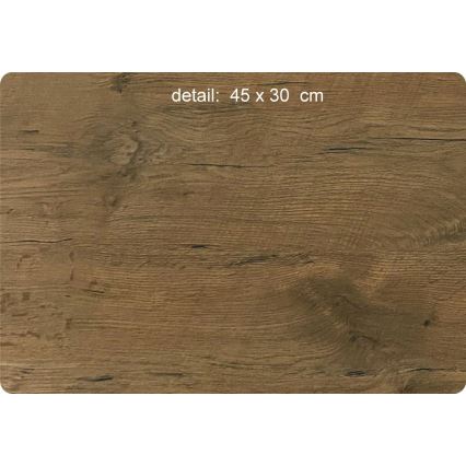 Li-Go 5012/B/4 - Decorațiune LED de perete reglabilă, 10W, 5V, 30000 mAh, 120x60 cm, stejar/cai, cu telecomandă