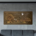 Li-Go 5478/DUB2 - Decorațiune de perete LED dimerizabilă/24W/230V 130x60 cm stejar/Patru stejari și lună