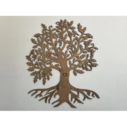 Li-Go 5739/DUB2 - Decorațiune LED reglabilă pentru perete LED/10W/230V 68x80 cm stejar