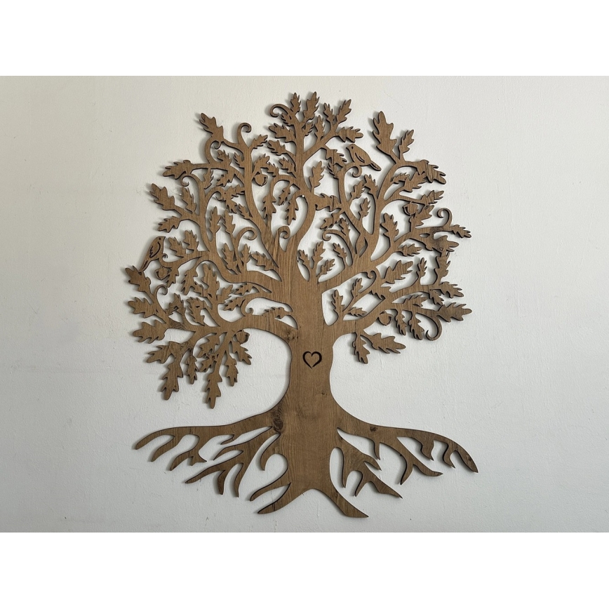 Li-Go 5742/DUB2 - Aplica de perete decorativă LED reglabilă LED/10W/230V 90x110 cm stejar