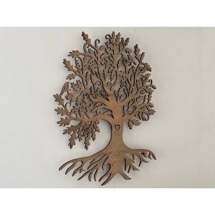 Li-Go 5742/DUB2 - Aplica de perete decorativă LED reglabilă LED/10W/230V 90x110 cm stejar