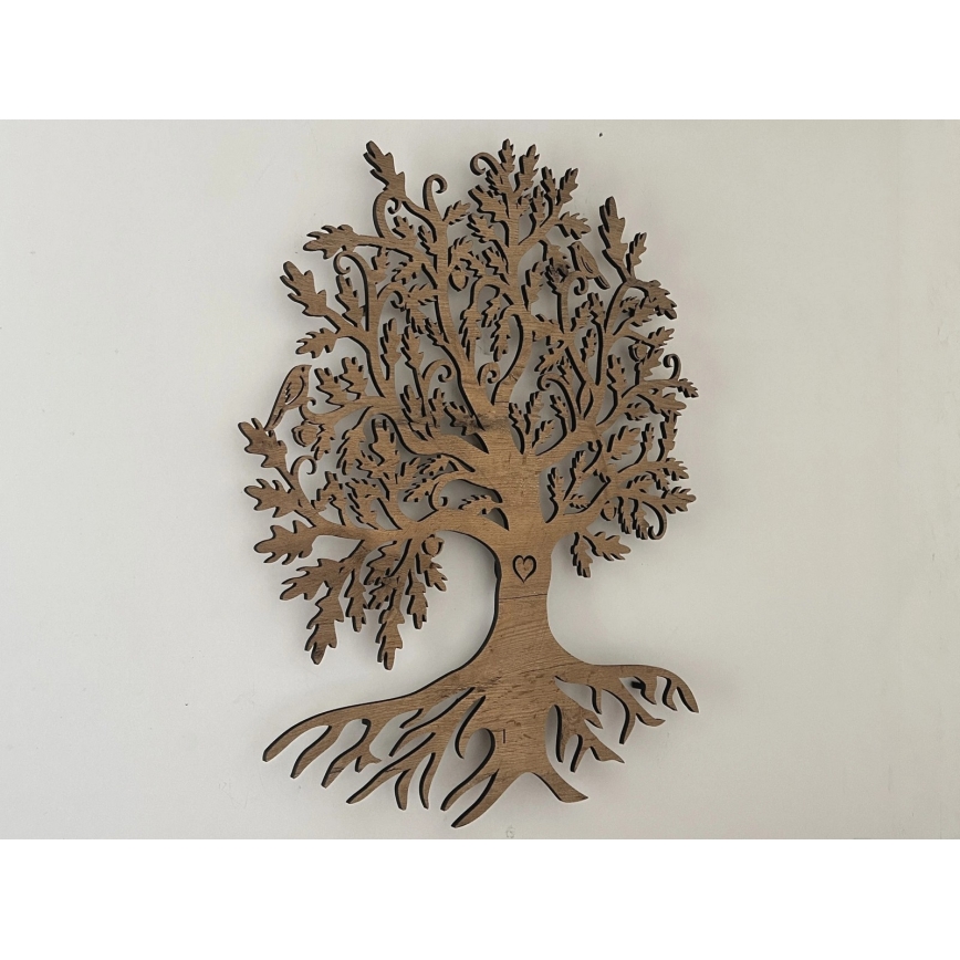 Li-Go 5742/DUB2 - Aplica de perete decorativă LED reglabilă LED/10W/230V 90x110 cm stejar