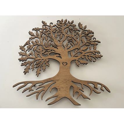 Li-Go 5742/DUB2 - Aplica de perete decorativă LED reglabilă LED/10W/230V 90x110 cm stejar