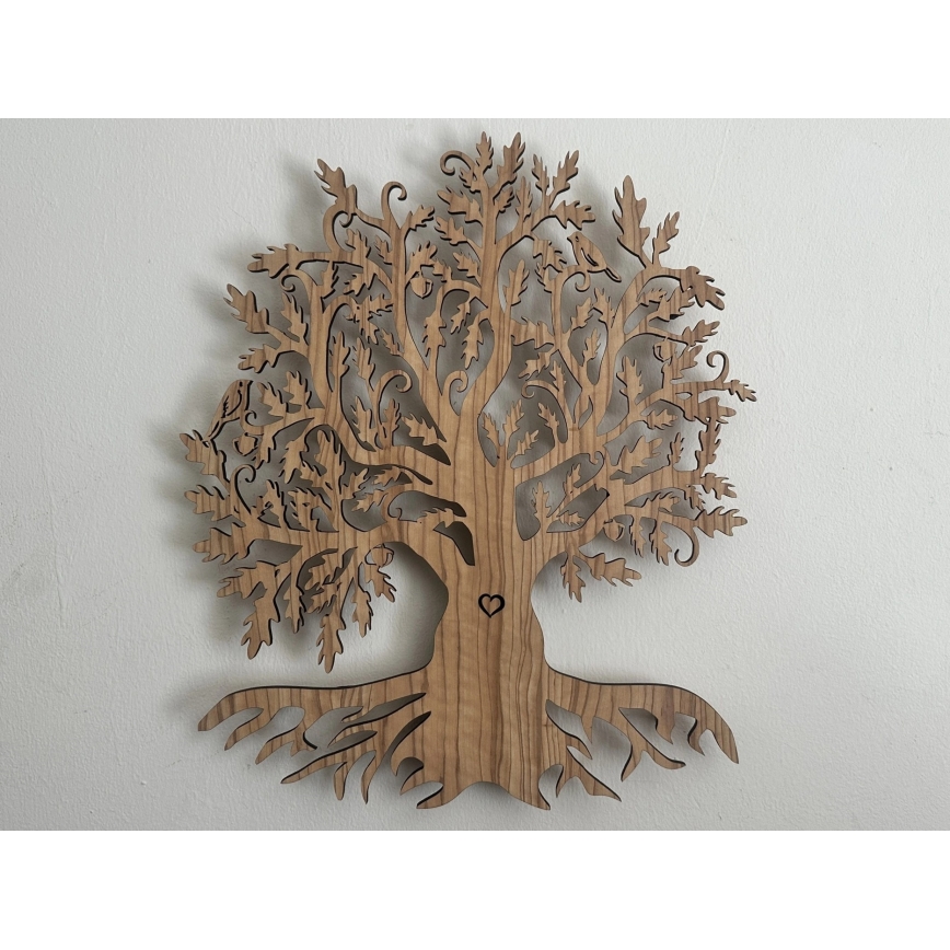 Li-Go 5747/DUB2 - Aplica LED decorativă dimabilă, 10W, 230V, 45x55 cm, finisaj stejar