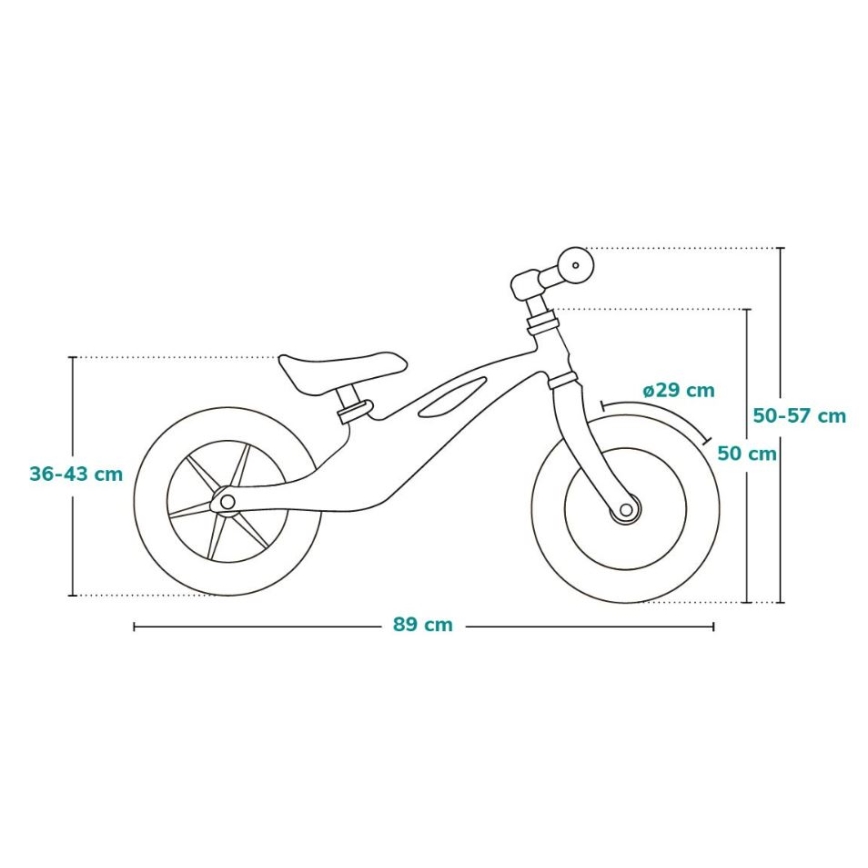Lionelo - Bicicletă de echilibru BART TOUR roz/verde