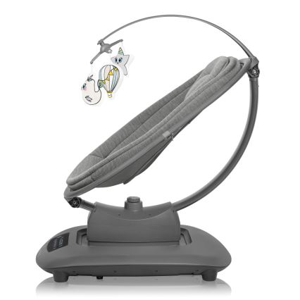 Lionelo BLOSSOM – leagăn muzical pentru bebeluși, gri beton + telecomandă
