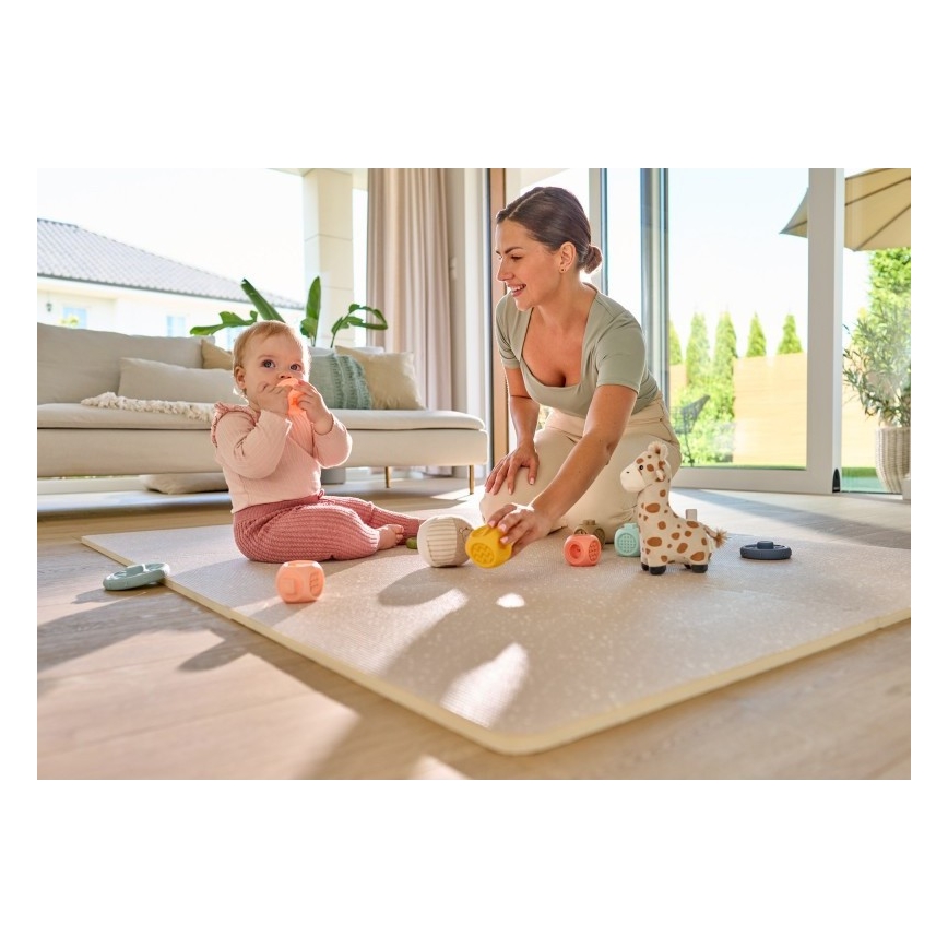 Lionelo - Covoraș de joacă puzzle din spumă YOKA, 116 x 173 cm