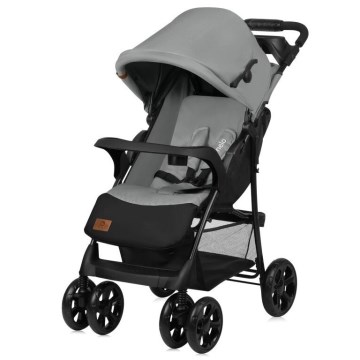 Lionelo EMMA PLUS - cărucior sport, gri/negru
