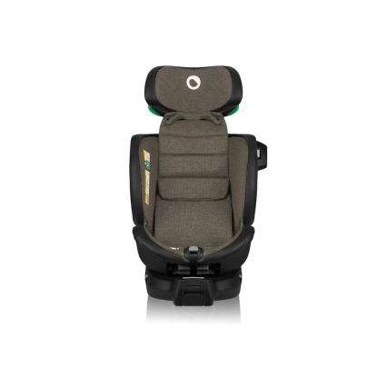 Lionelo HARMONY i-Size - scaun auto cu bază rotativă, 40-150 cm, negru/oliv