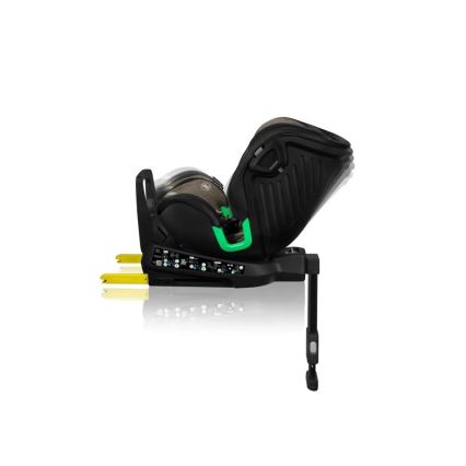Lionelo HARMONY i-Size - scaun auto cu bază rotativă, 40-150 cm, negru/oliv