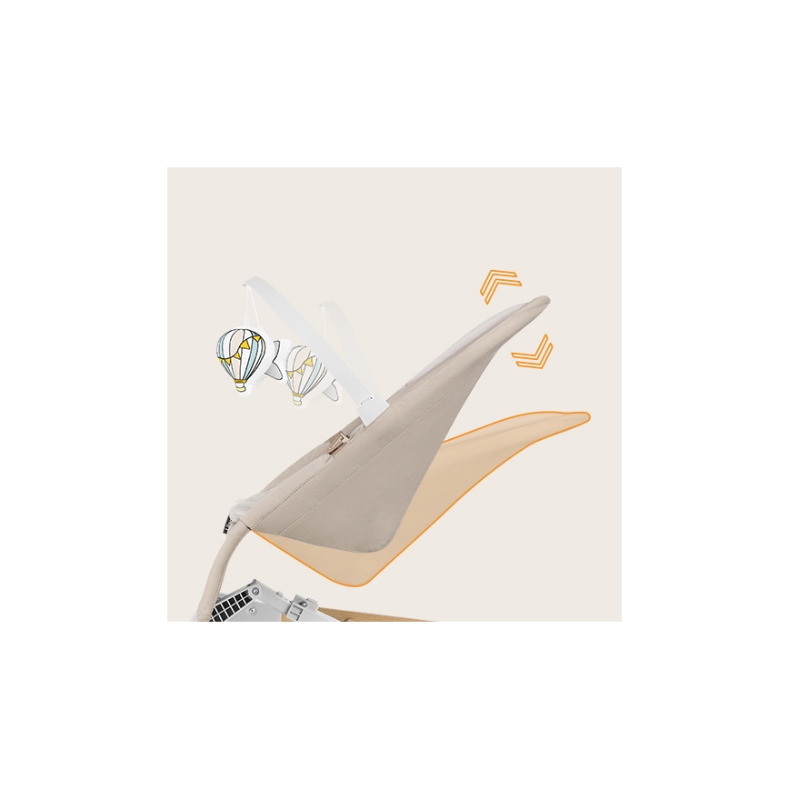 Lionelo - Leagăn pentru copii LILAC bej