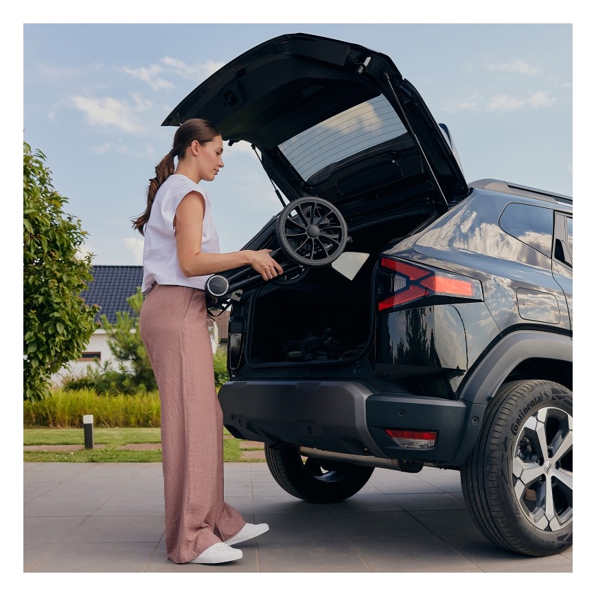 Lionelo MIKA PLUS - cărucior combinat 3 în 1, măsliniu