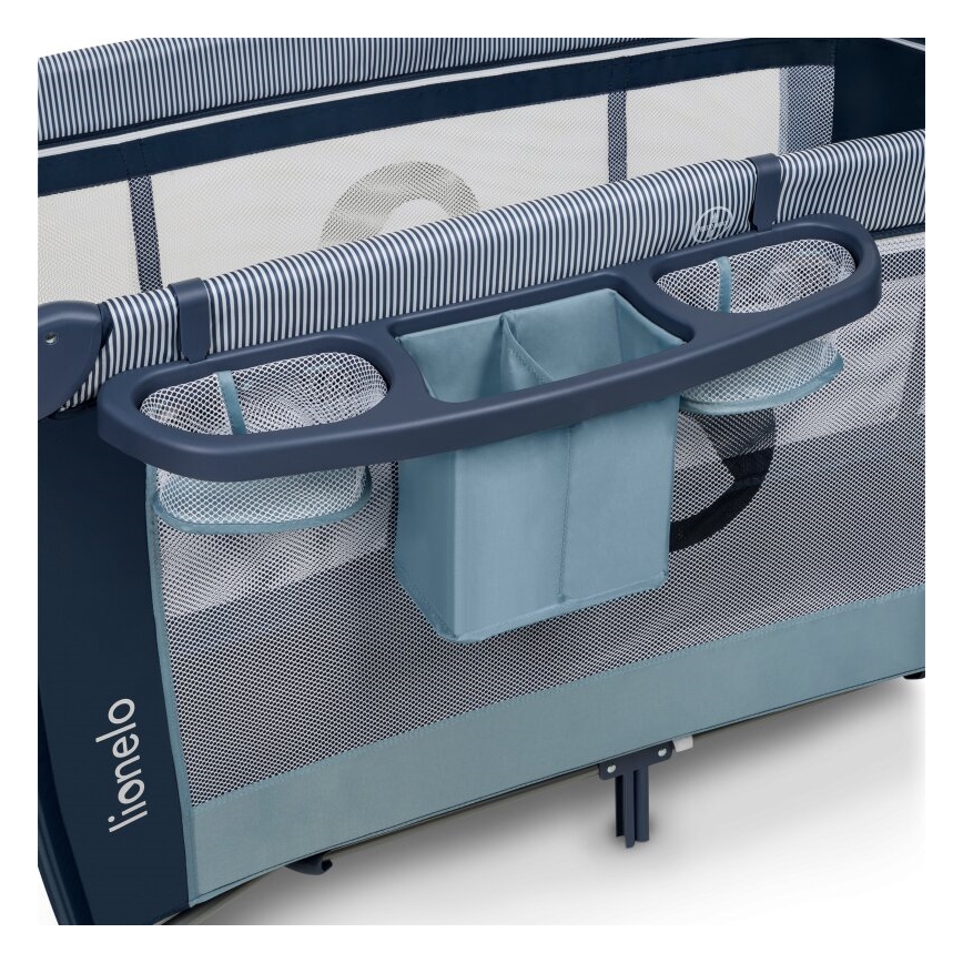 Lionelo - Pătuț de călătorie SVEN PLUS, albastru