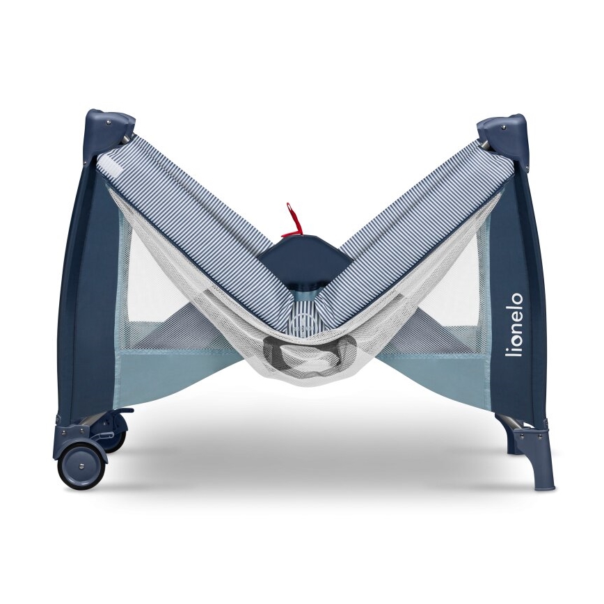 Lionelo - Pătuț de călătorie SVEN PLUS, albastru