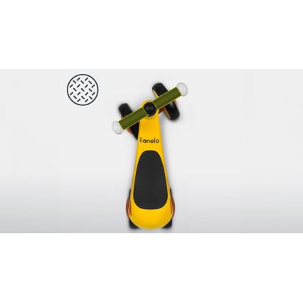 Lionelo SAMMY - bicicletă fără pedale, galbenă