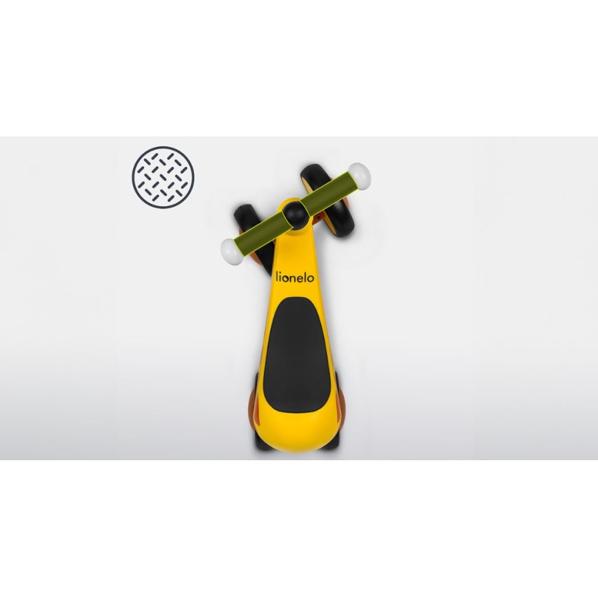 Lionelo SAMMY - bicicletă fără pedale, galbenă