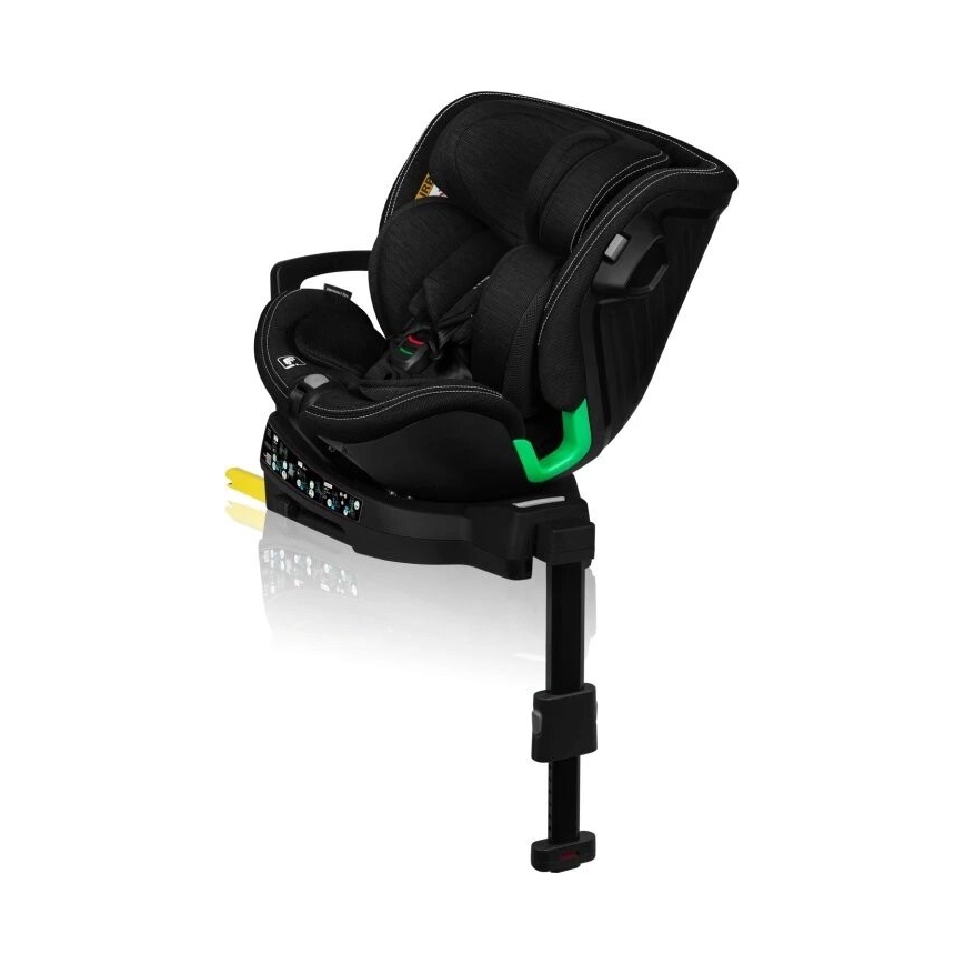 Lionelo - Scaun auto HARMONY i-Size cu bază rotativă, 40-150 cm, negru