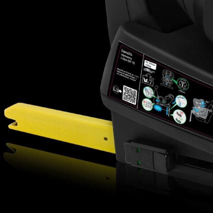 Lionelo - Scaun auto HARMONY i-Size cu bază rotativă, 40-150 cm, negru