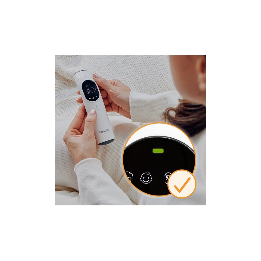 Lionelo - Termometru cu infraroșu FEVERSCAN, 2xAAA