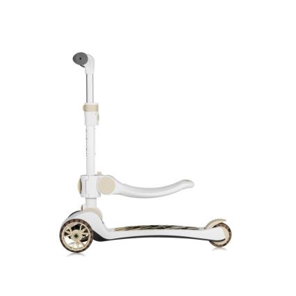 Lionelo - Trotinetă 2 în 1 pentru copii FRANKY alb/bej