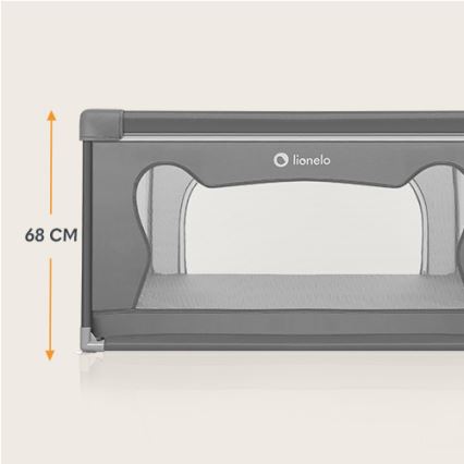 Lionelo WILLOW - tarc de joacă, gri