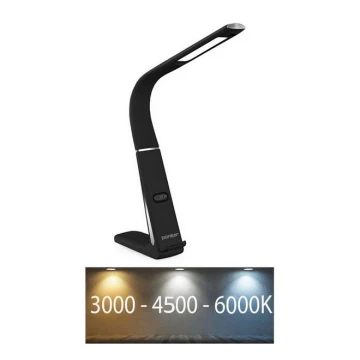 LORD EVO Lampă de birou LED dimabilă cu încărcare wireless și senzor de mișcare LED/8W/230V 3000K/4500K/6000K, neagră