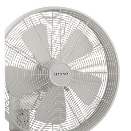 Lucci Air 213128EU - Ventilator de perete BREEZE 55W/230V alb Ø 46 cm + telecomandă
