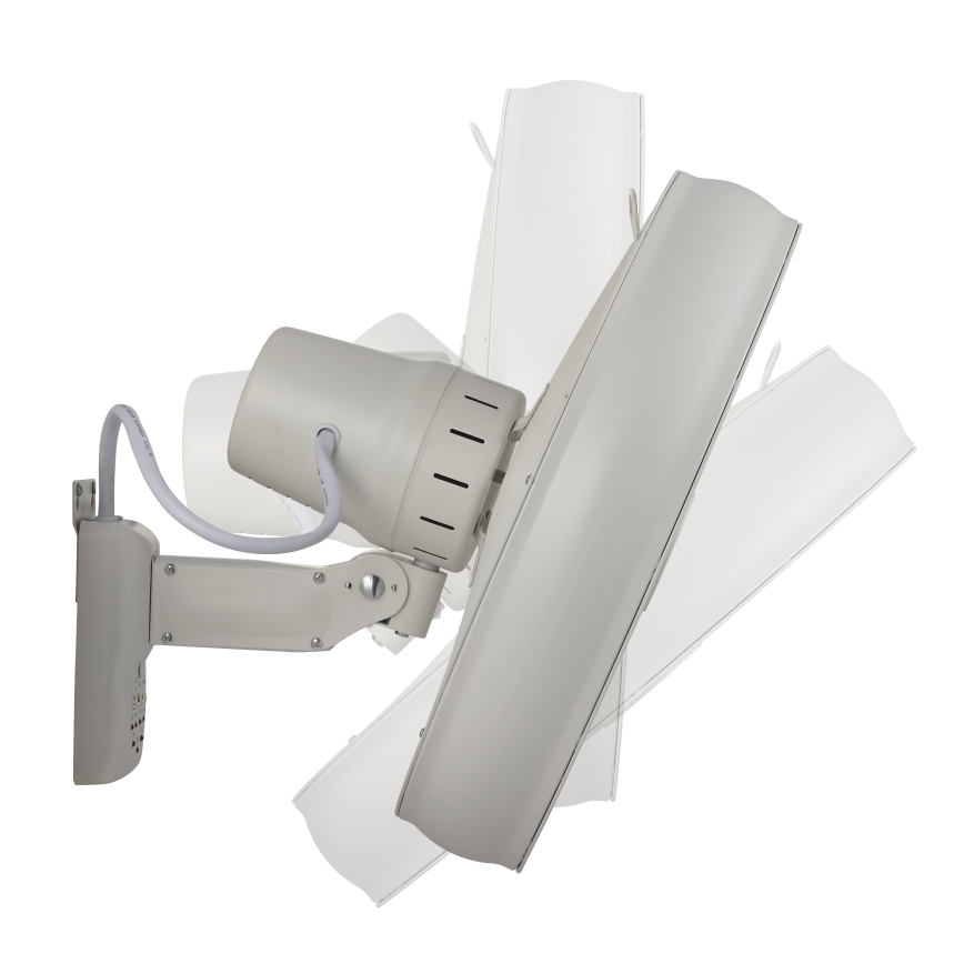 Lucci Air 213128EU - Ventilator de perete BREEZE 55W/230V alb Ø 46 cm + telecomandă