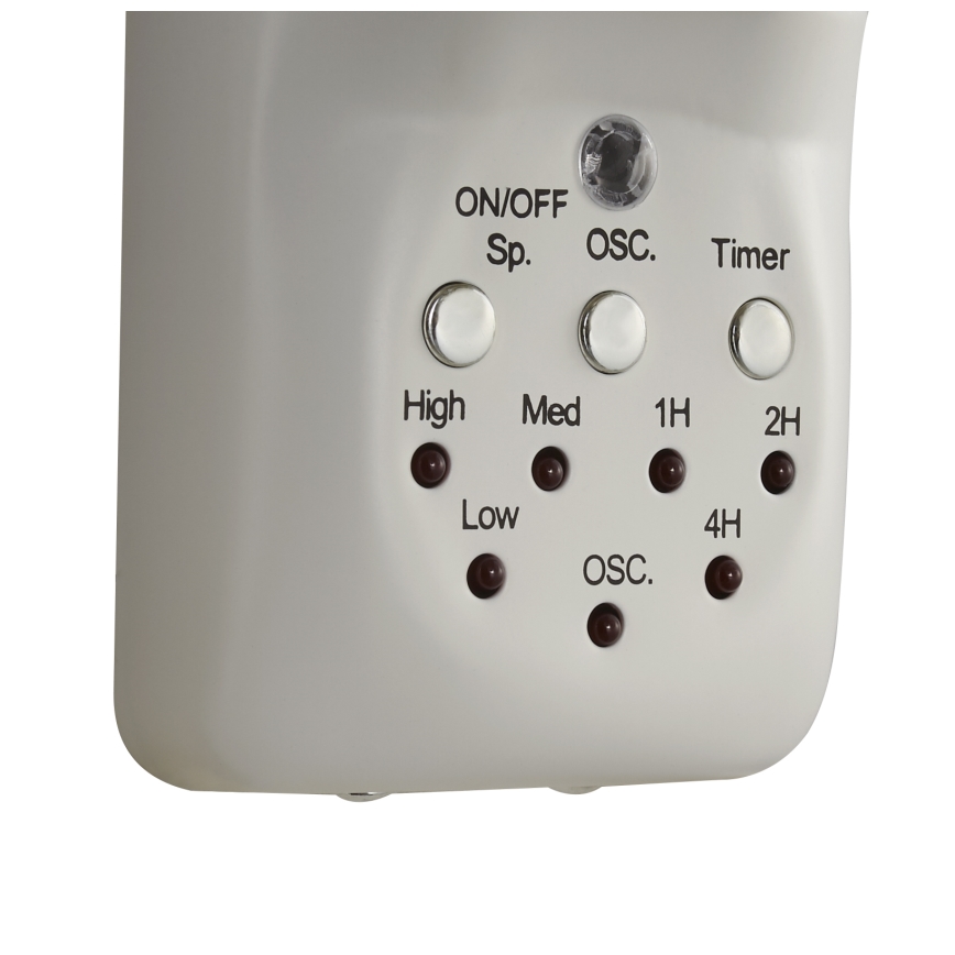 Lucci Air 213128EU - Ventilator de perete BREEZE 55W/230V alb Ø 46 cm + telecomandă