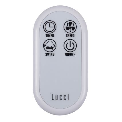 Lucci Air 213128EU - Ventilator de perete BREEZE 55W/230V alb Ø 46 cm + telecomandă