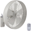 Lucci Air 213128EU - Ventilator de perete BREEZE 55W/230V alb Ø 46 cm + telecomandă