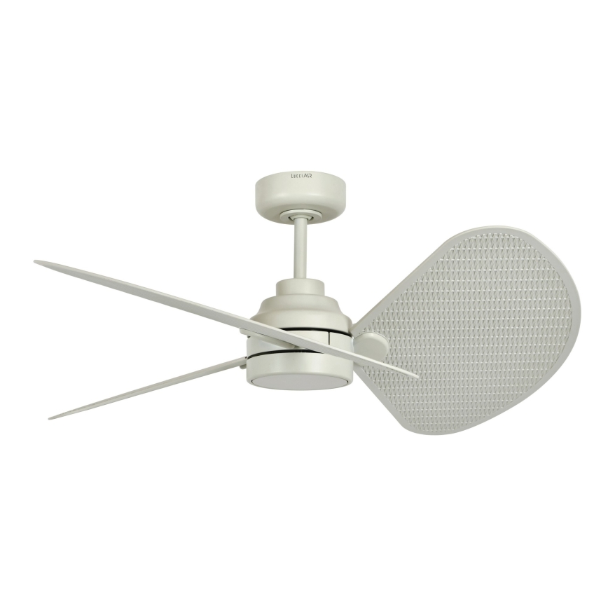 Lucci Air 21325449 - Ventilator de tavan LED dimabil SABLE 1xGX53/12W/230V 3000/4000/5000K diam. 91,5 cm crem + telecomandă