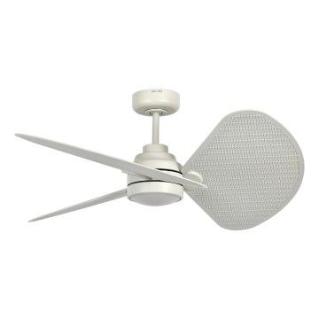 Lucci Air 21325449 - Ventilator de tavan LED dimabil SABLE 1xGX53/12W/230V 3000/4000/5000K diam. 91,5 cm crem + telecomandă