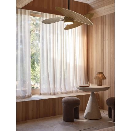 Lucci Air 21325549 - Ventilator de tavan LED dimabil SABLE 1xGX53/12W/230V 3000/4000/5000K Ø 91,5 cm maro + telecomandă