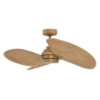 Lucci Air 21325549 - Ventilator de tavan LED dimabil SABLE 1xGX53/12W/230V 3000/4000/5000K Ø 91,5 cm maro + telecomandă