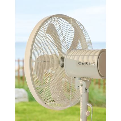 Lucci Air 21326449 - Ventilator de podea GLIDE 36W/230V Ø 45 cm alb