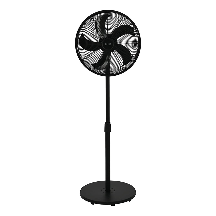 Lucci Air 21326549 - Ventilator de podea GLIDE 36W/230V Ø 45 cm negru