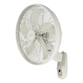 Lucci Air 21326649 - Ventilator de perete GLIDE 36W/230V Ø 45 cm alb + telecomandă