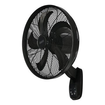 Lucci Air 21326749 - Ventilator de perete GLIDE 36W/230V Ø 45 cm negru + telecomandă