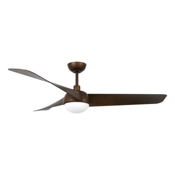 Lucci Air 21617249 - Ventilator de tavan LED dimabil OSPREY 1xGX53/12W/230V Ø 132 cm bronz + telecomandă